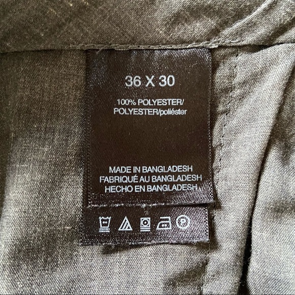 Haggar Men’s Black Dress Pant 36W x 30L - Picture 5 of 13